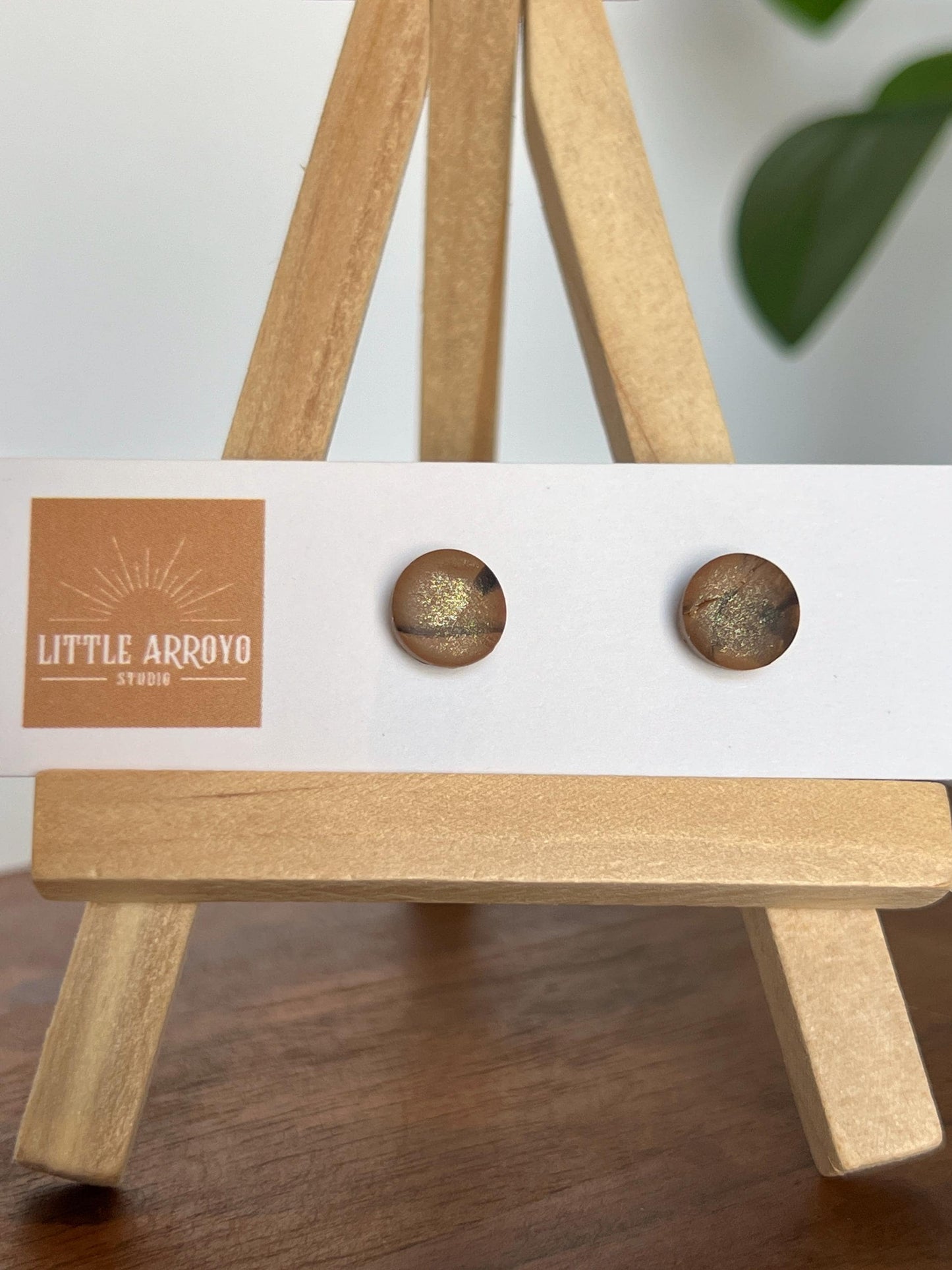 Tigers Eye-Inspired Studs