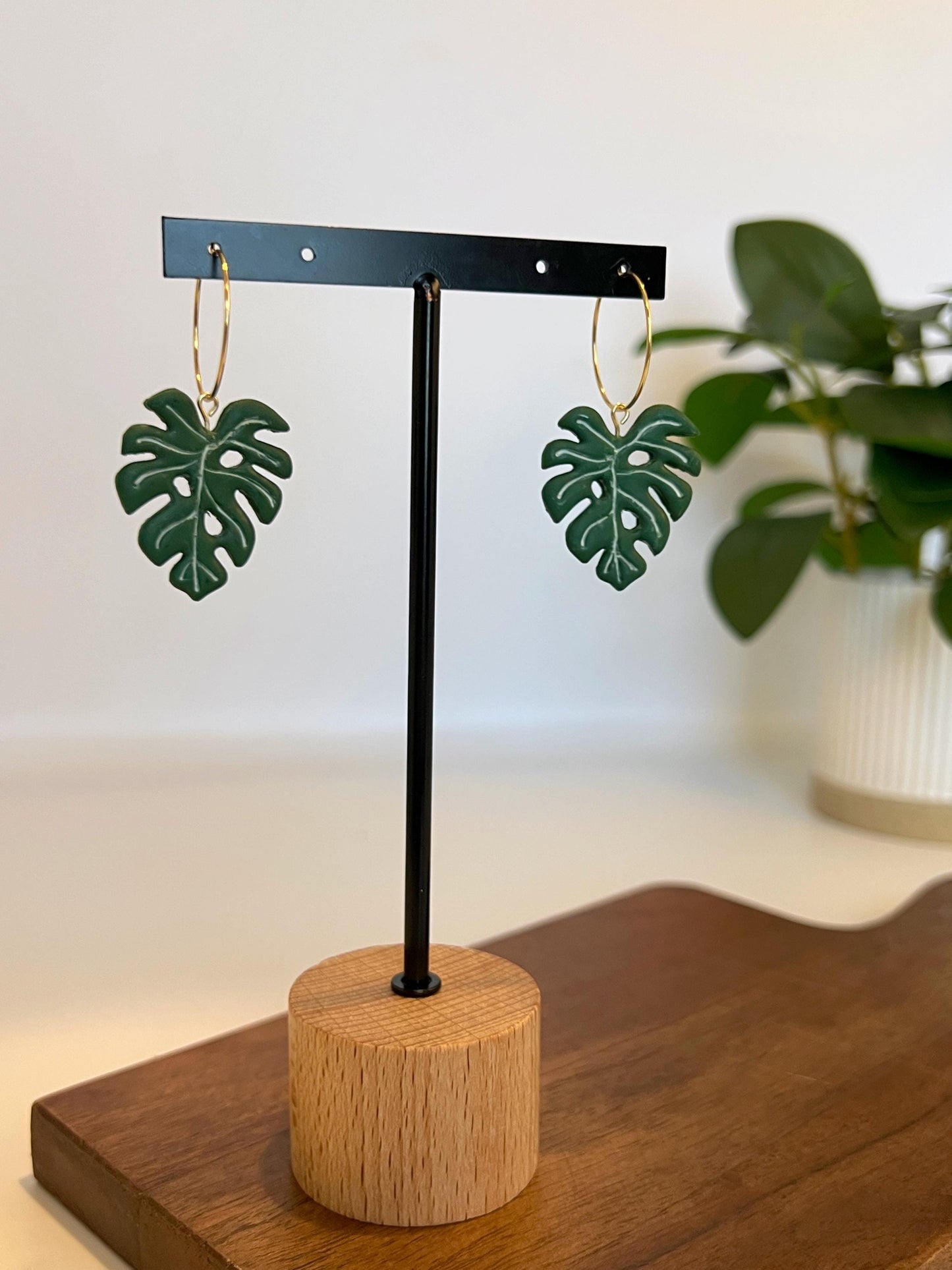 Monstera Leaf Dangles