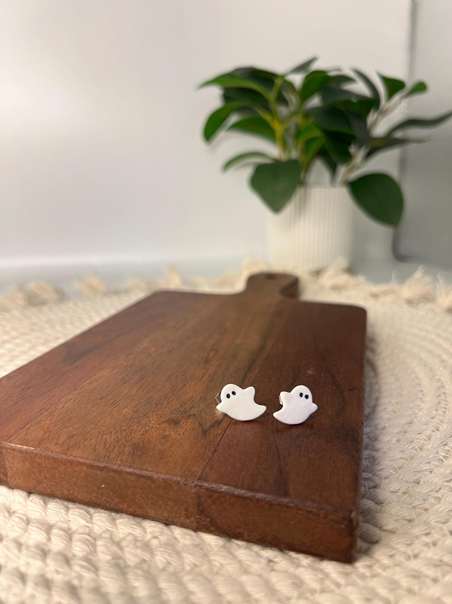 Glow in the Dark Ghost Mini Studs