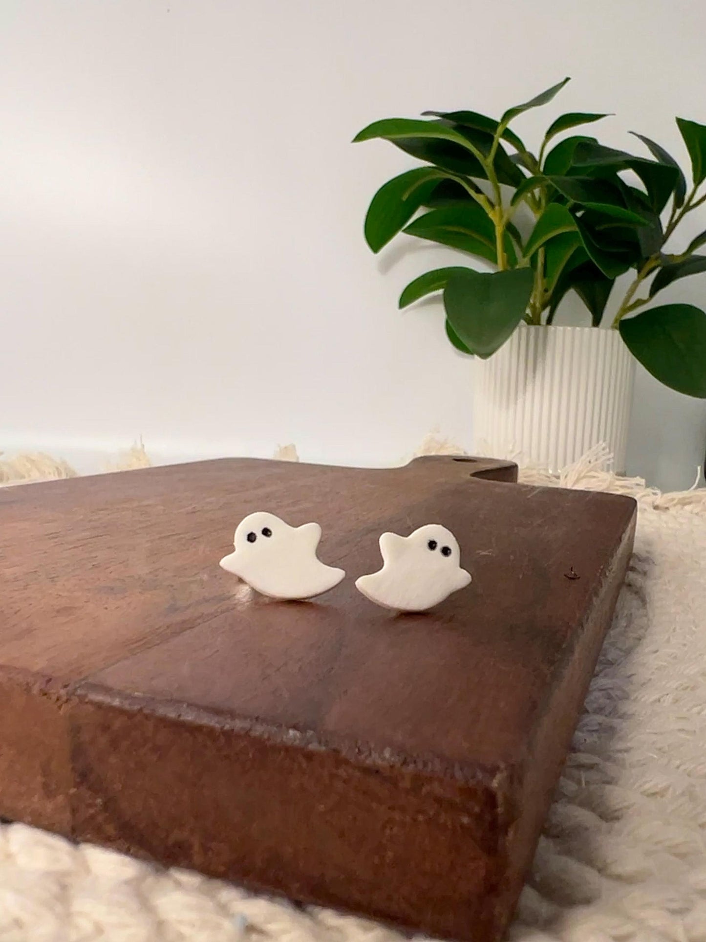 Glow in the Dark Ghost Mini Studs