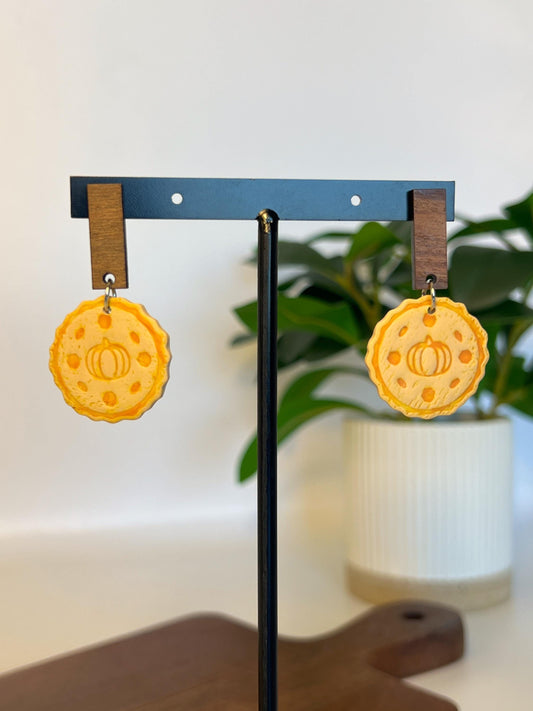 Pumpkin Pie Dangle Earrings