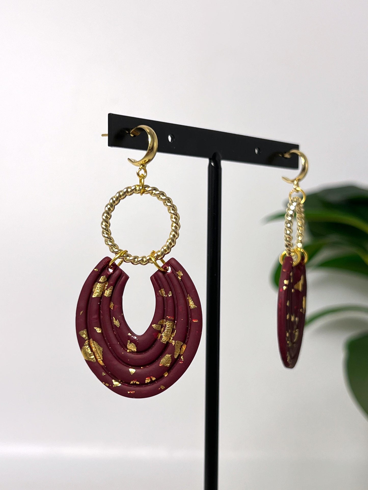 Ridge Dangle Earrings