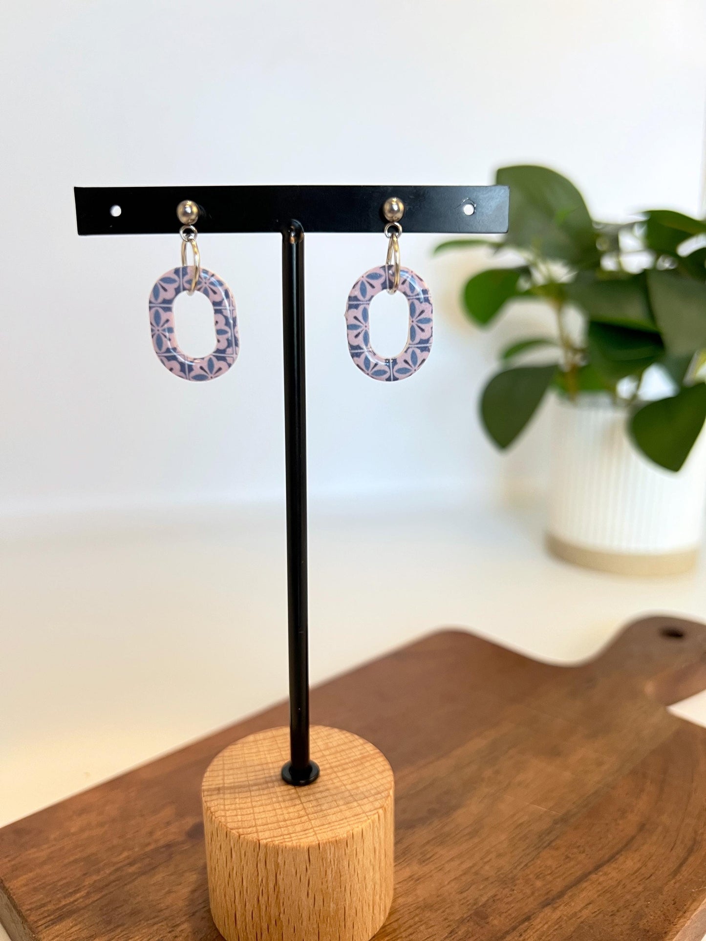Oval Cutout Daily Dangles