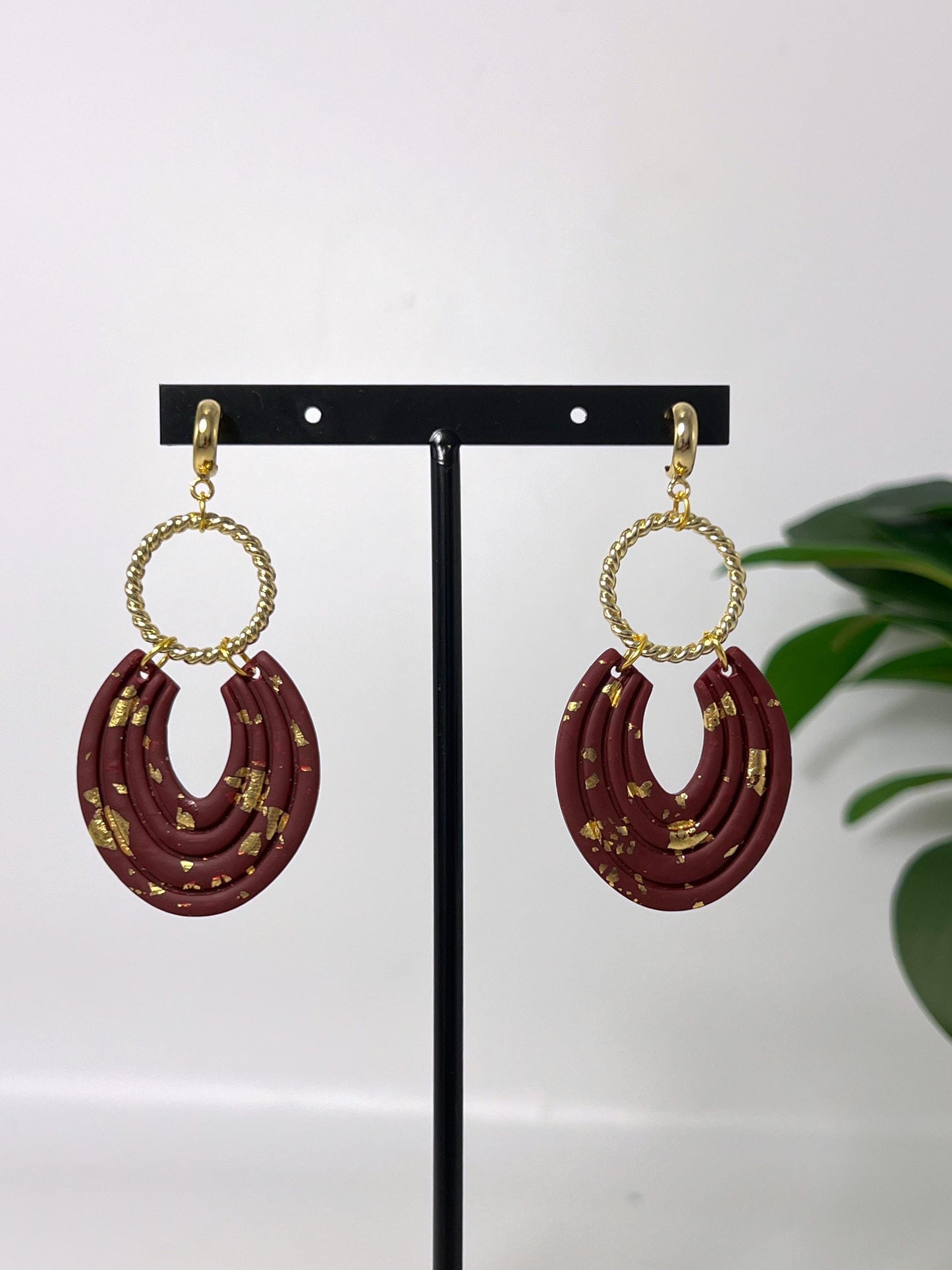 Ridge Dangle Earrings