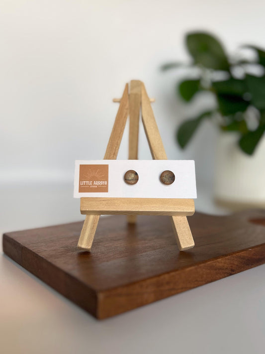 Tigers Eye-Inspired Studs