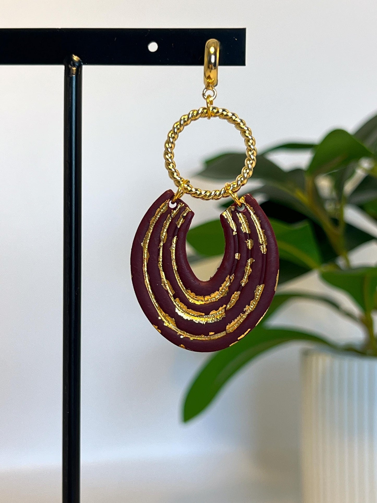 Ridge Dangle Earrings