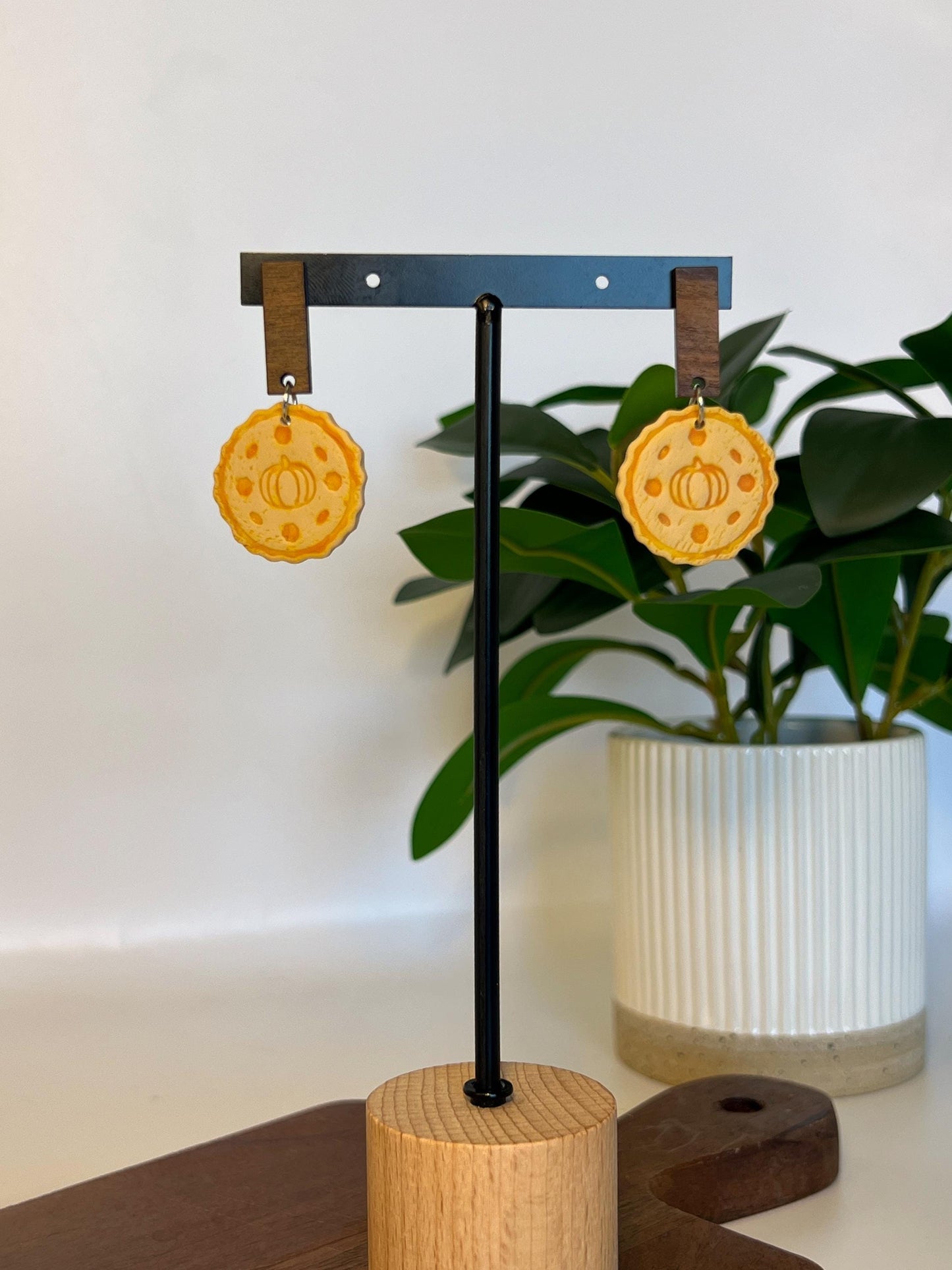 Pumpkin Pie Dangle Earrings