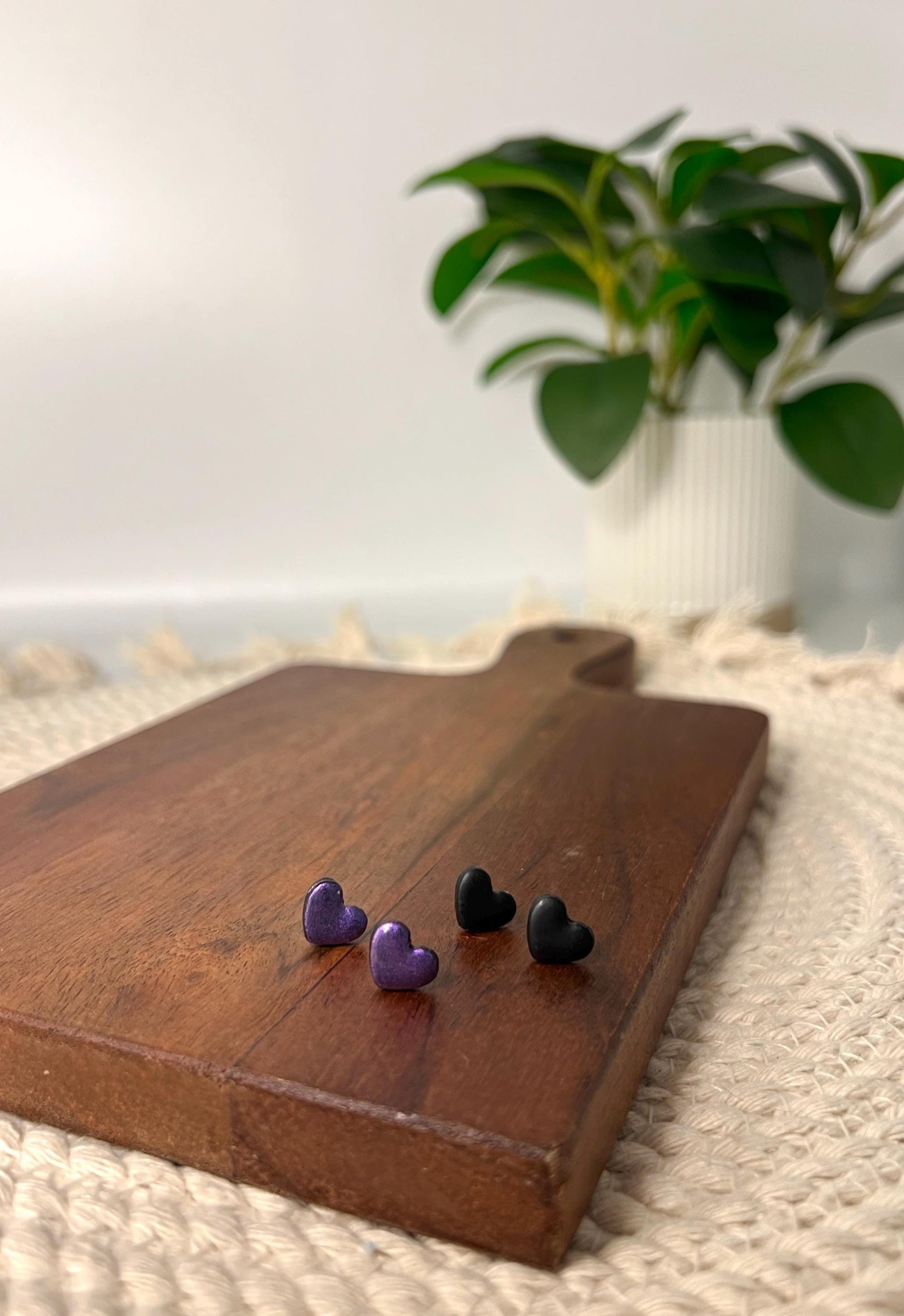Moody Heart Mini Studs