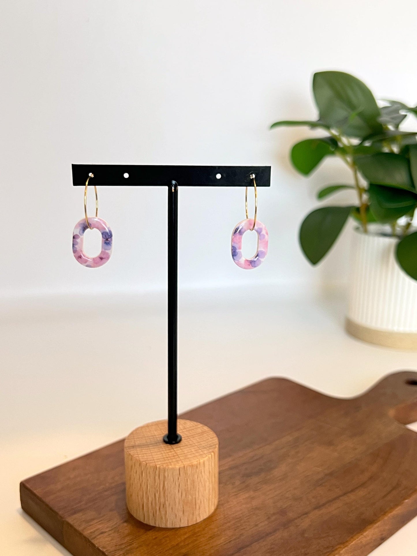 Oval Cutout Daily Dangles
