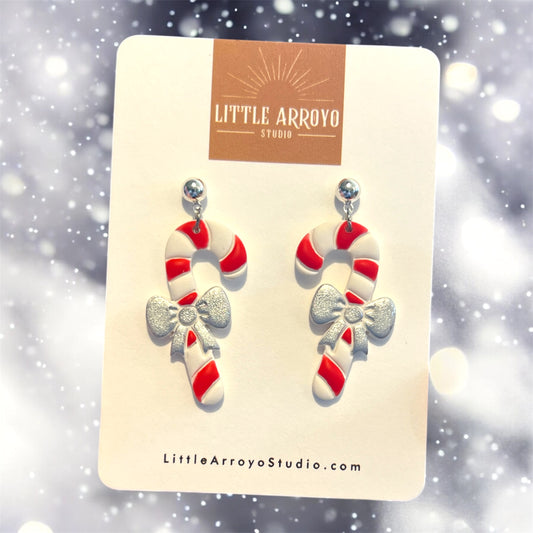 Candy Canes with Ribbon