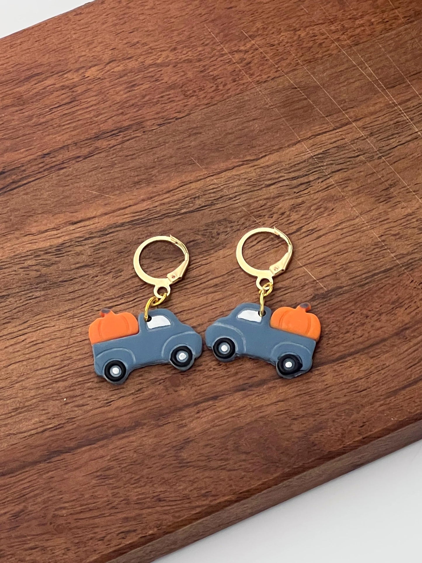 Pumpkin Pickup Truck Huggies