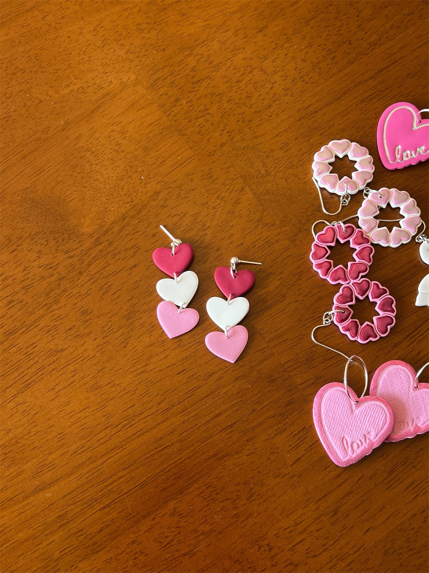 Heart Trio Dangles
