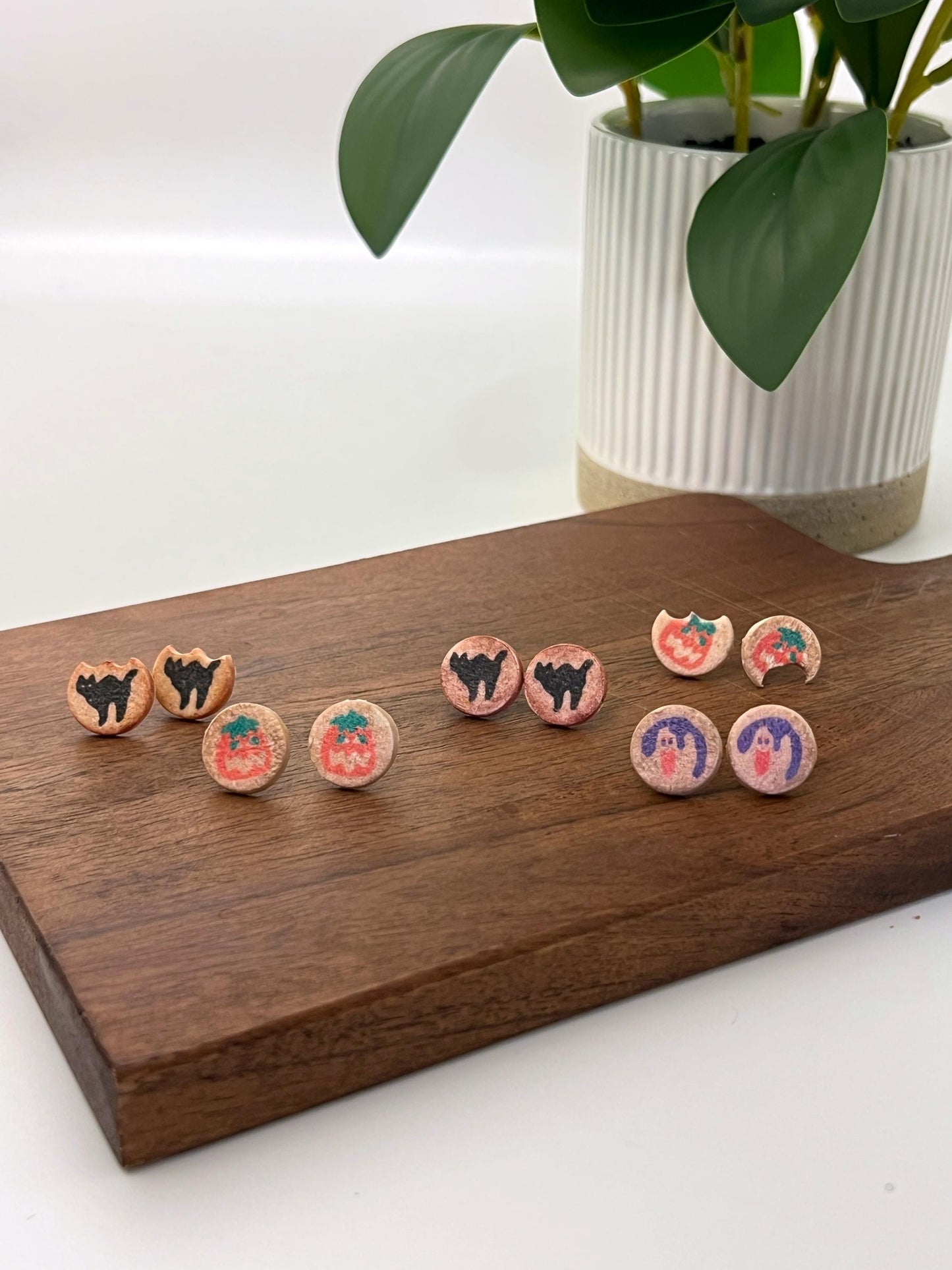 Pillsbury Halloween Cookie Stud Earrings