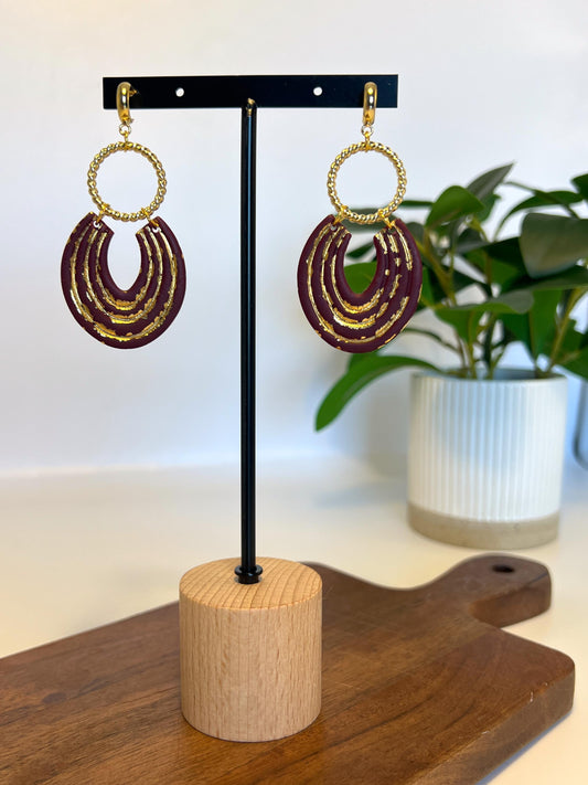 Ridge Dangle Earrings