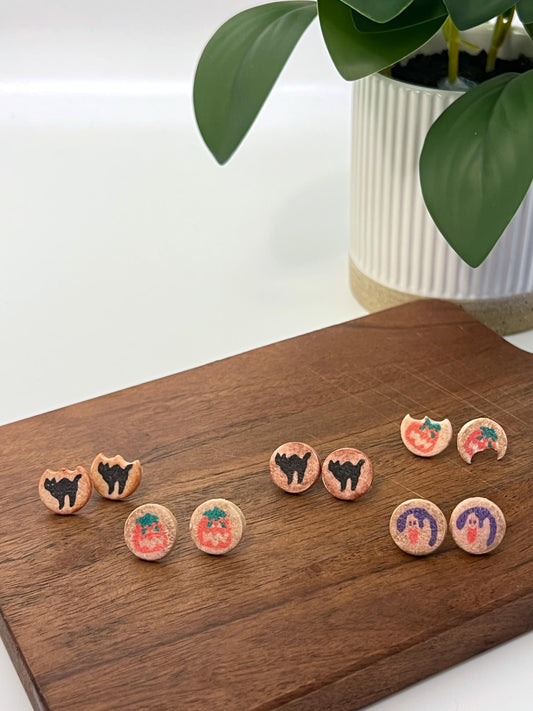 Pillsbury Halloween Cookie Stud Earrings
