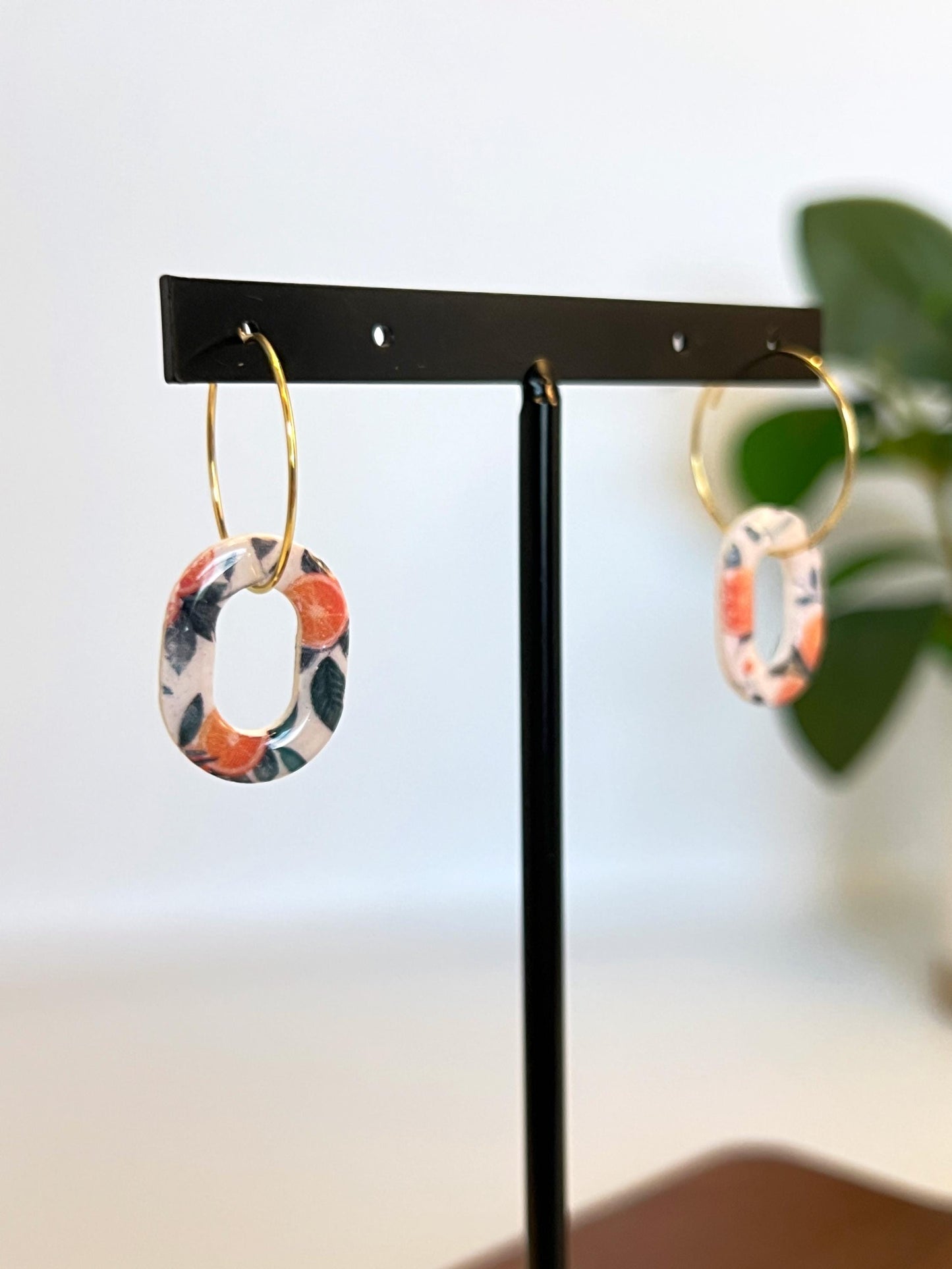 Oval Cutout Daily Dangles