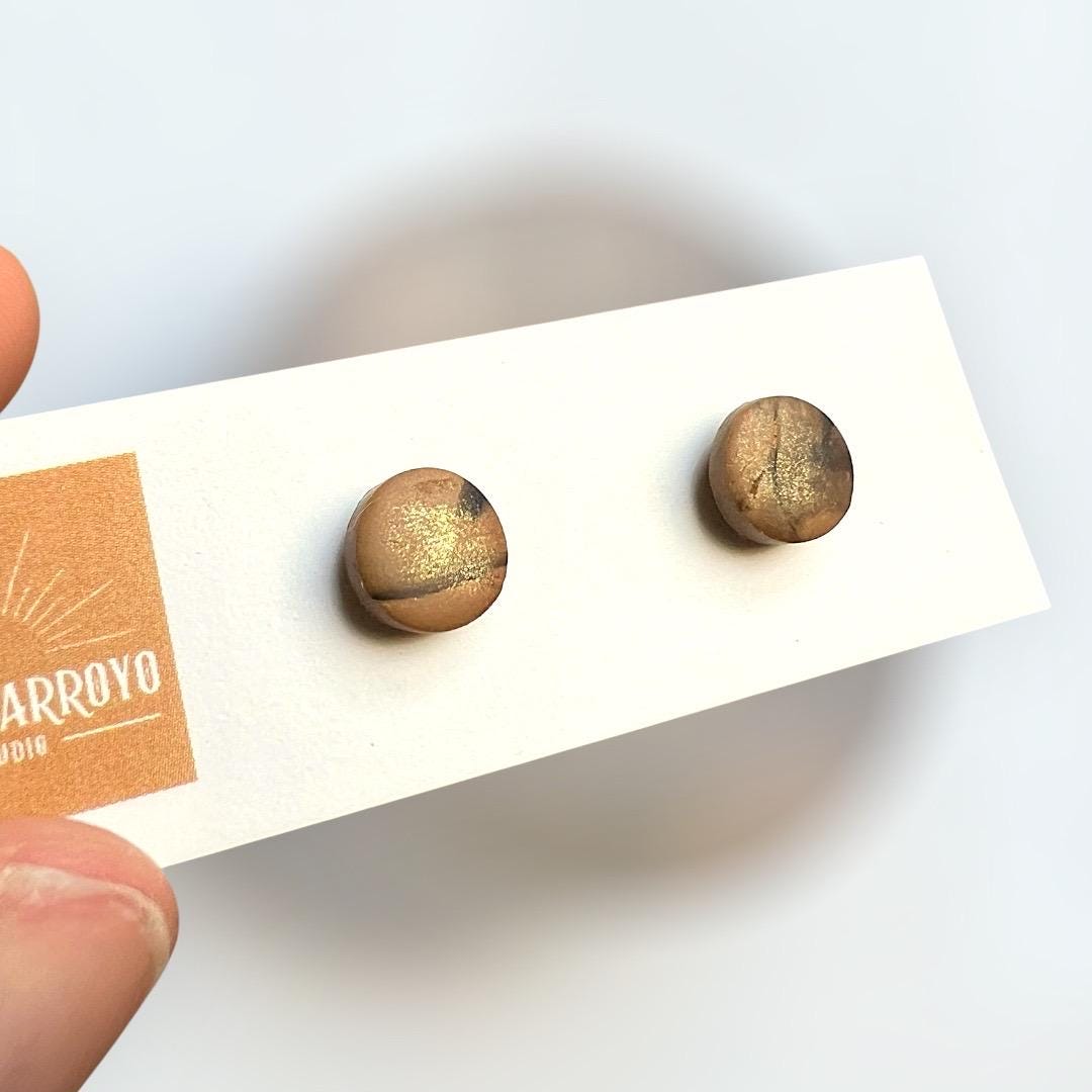 Tigers Eye-Inspired Studs