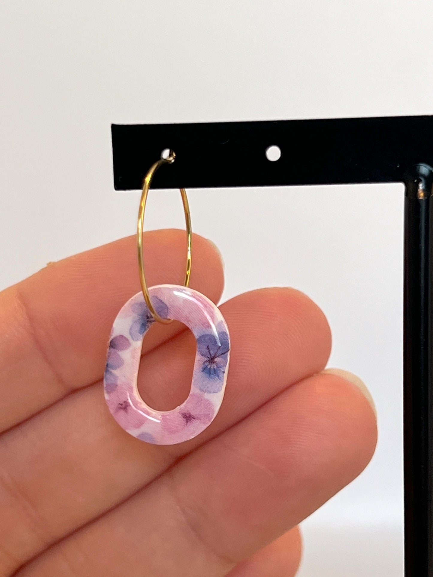 Oval Cutout Daily Dangles