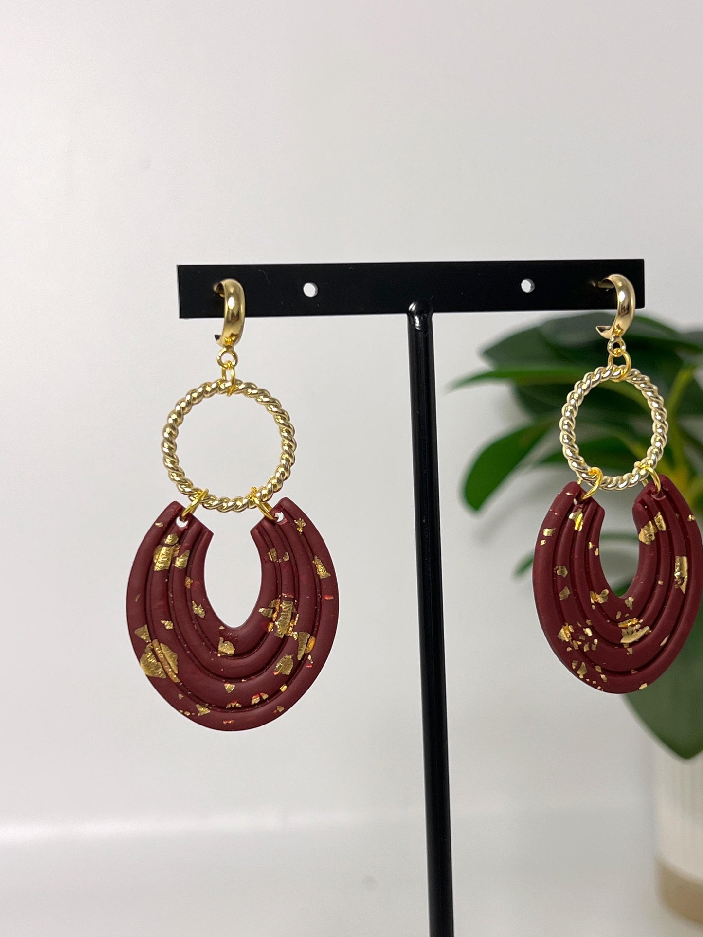 Ridge Dangle Earrings