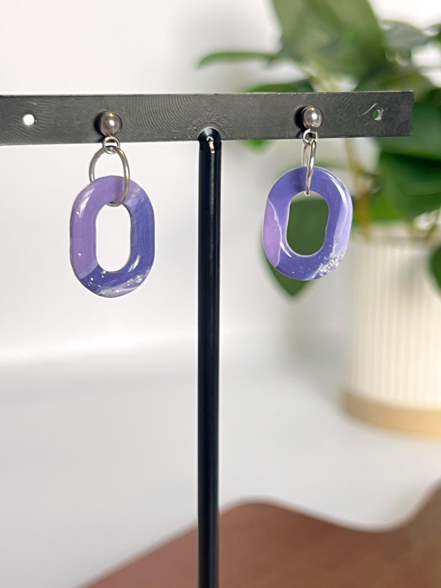 Oval Cutout Daily Dangles