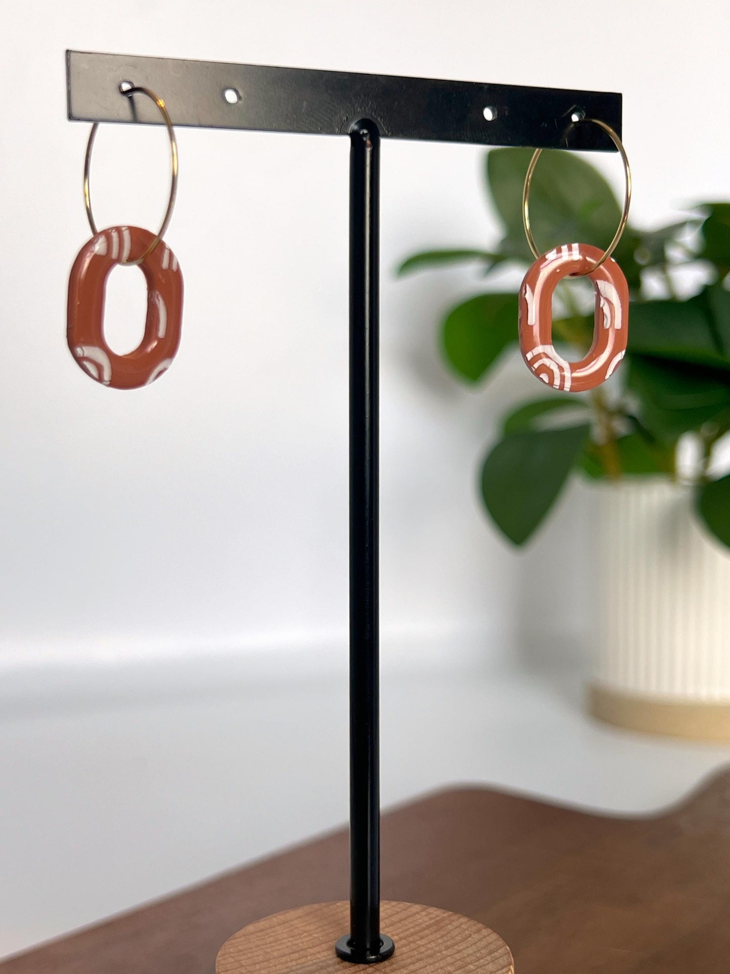 Oval Cutout Daily Dangles